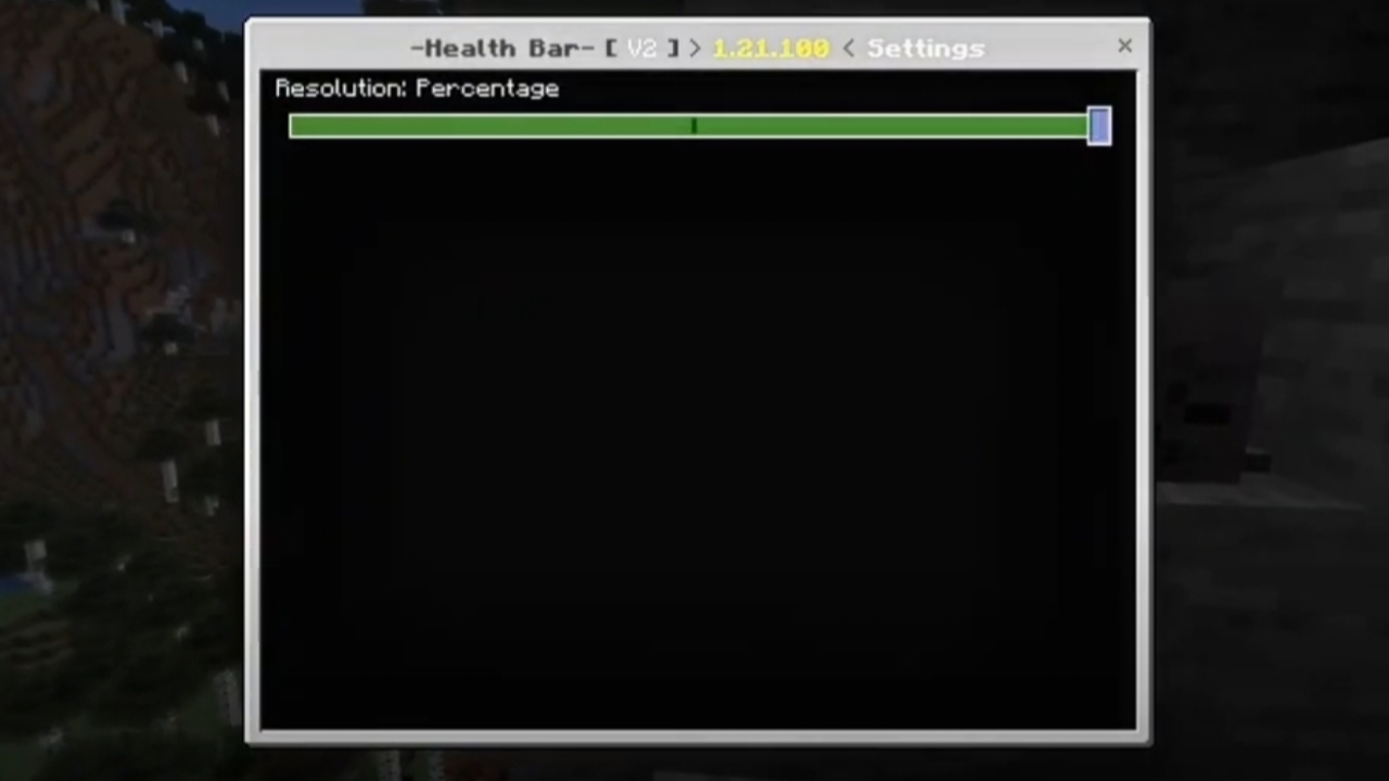 Default HealthBar Mode