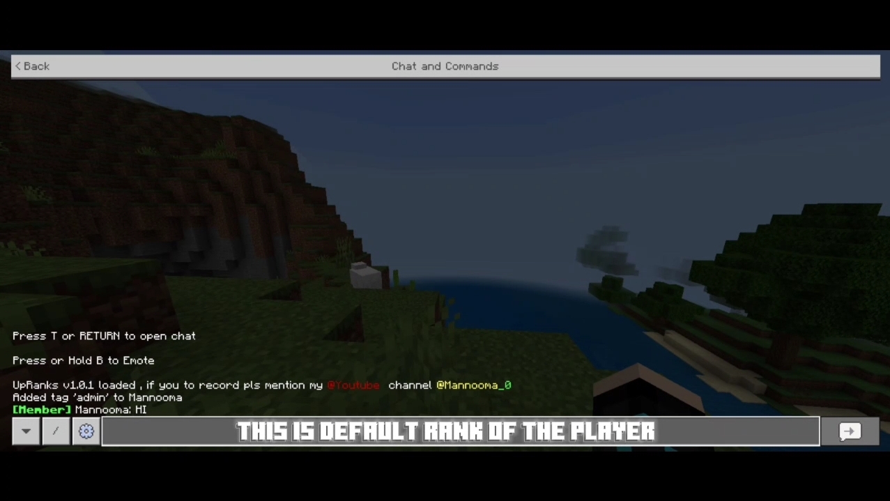 Default rank settings